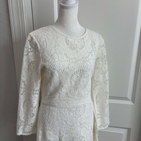 NWT Shoshanna Women’s Abella White Floral Lace
Cocktail Party Dress 6 Bridal - Picture 4 of 16